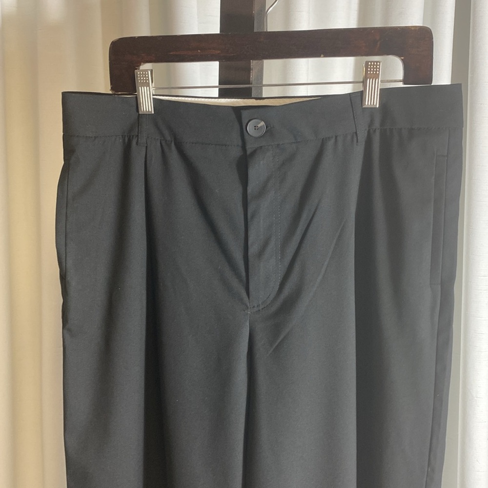 Zara High Waisted Black Wide-Leg Pants Size XL NWOT - Picture 4 of 14